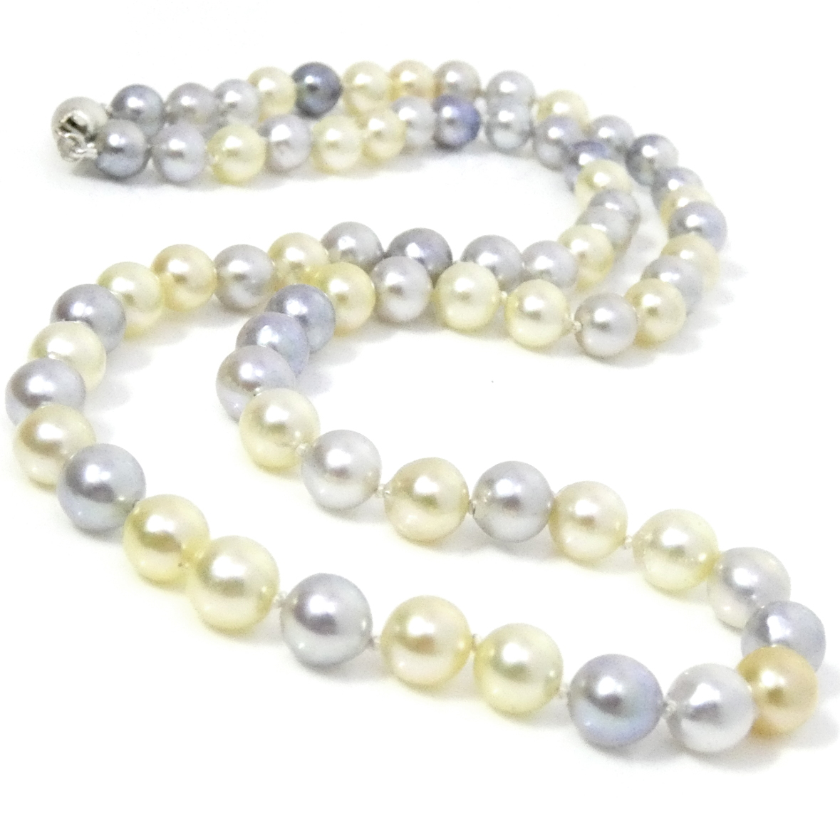 Multicoloured Akoya Round Necklace